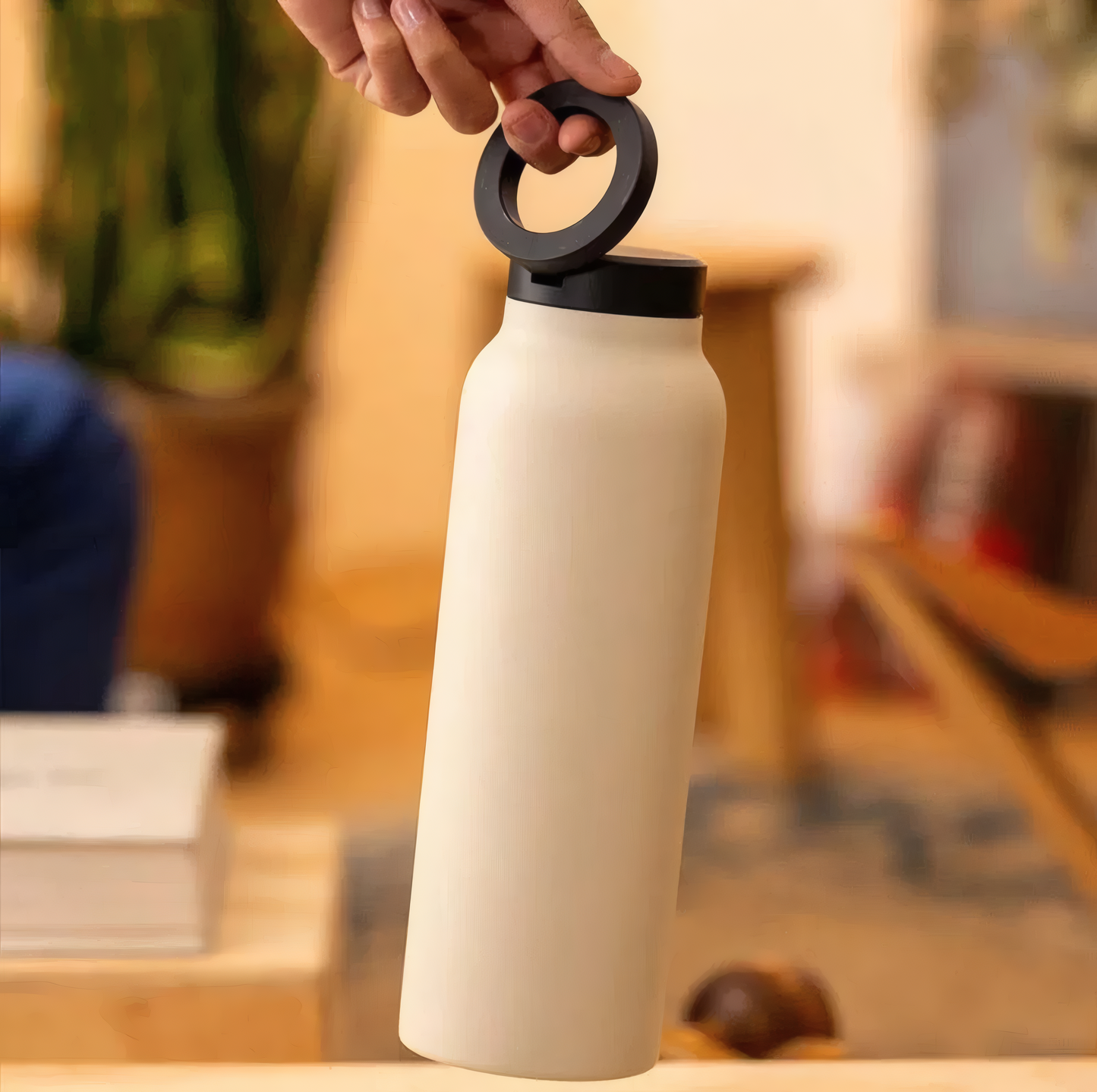 Water Bottle with MagSafe Phone Holder