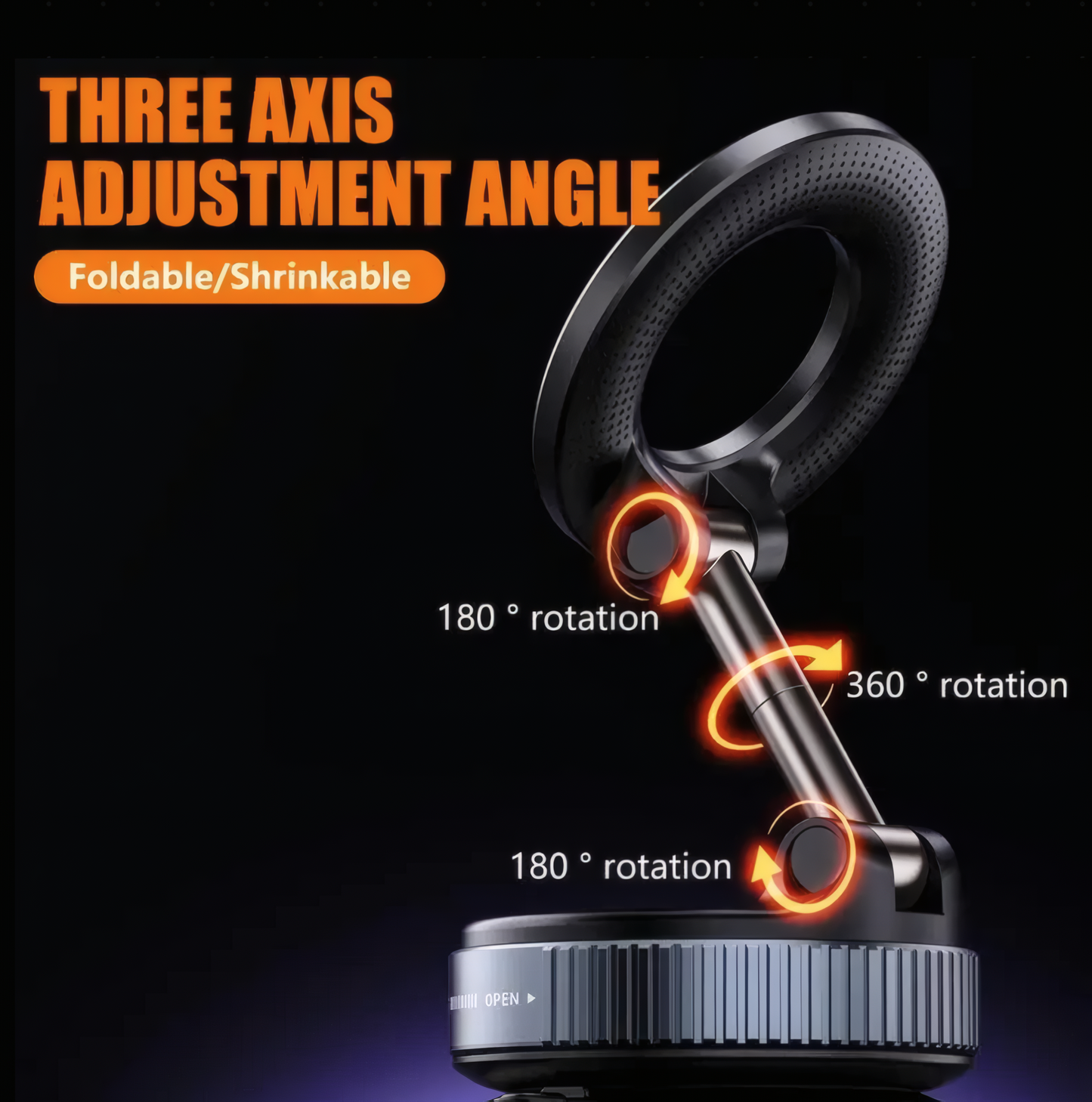 Vacuum Magnetic Phone Holder